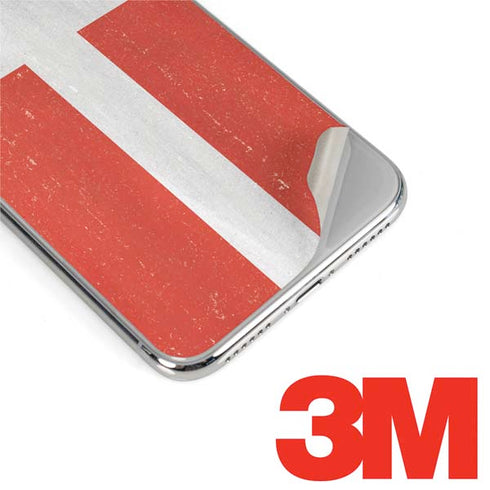 Denmark Flag Distressed iPhone XS Max Skin